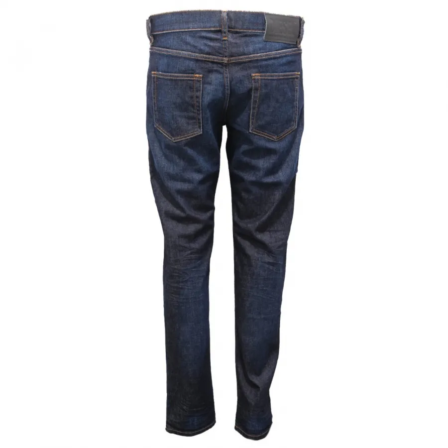 0656AI jeans uomo DIESEL D-STRUKT man denim trouser slim fit blue