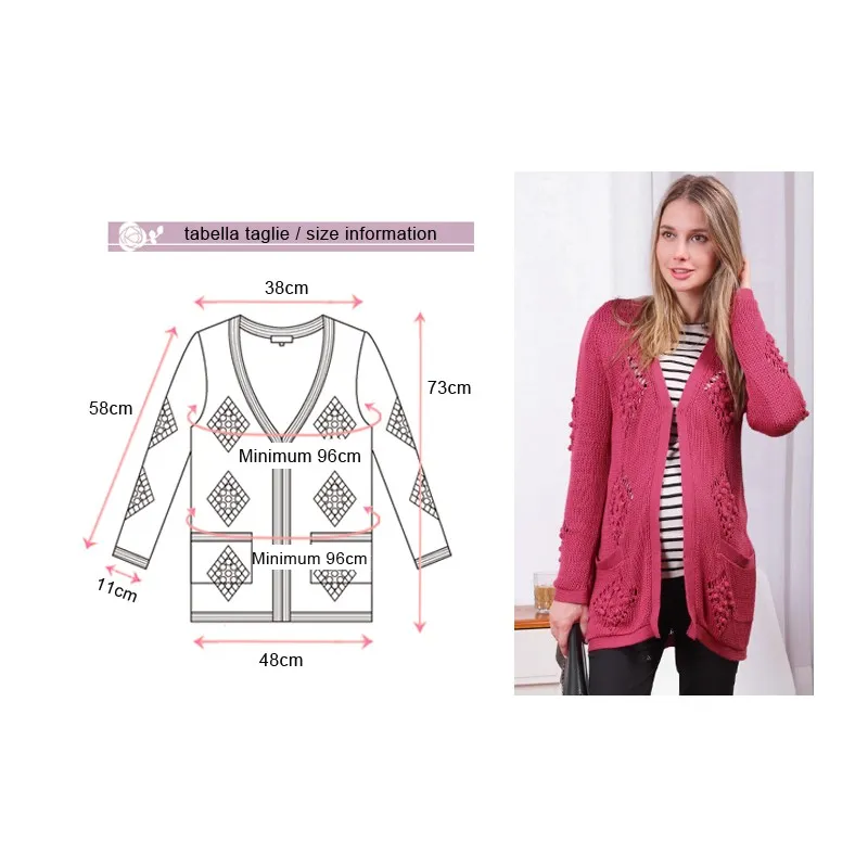 Cardigan Lungo Premaman in Cotone Biologico 