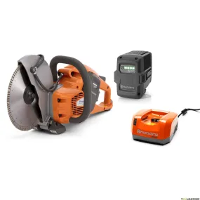 Husqvarna K535ISET1 Taglierina a batteria K535i 230 mm 36 Volt + batteria BLI300 + caricabatterie rapido QC500