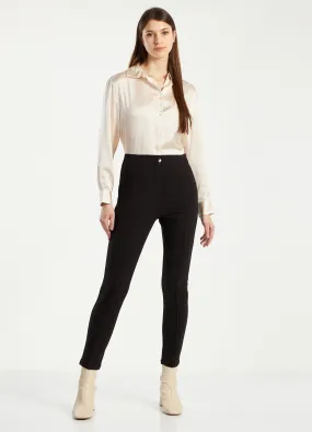 Leggings in misto viscosa a vita alta donna
