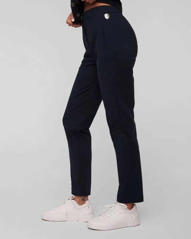 Pantaloni blu scuro da donna Aeronautica Militare