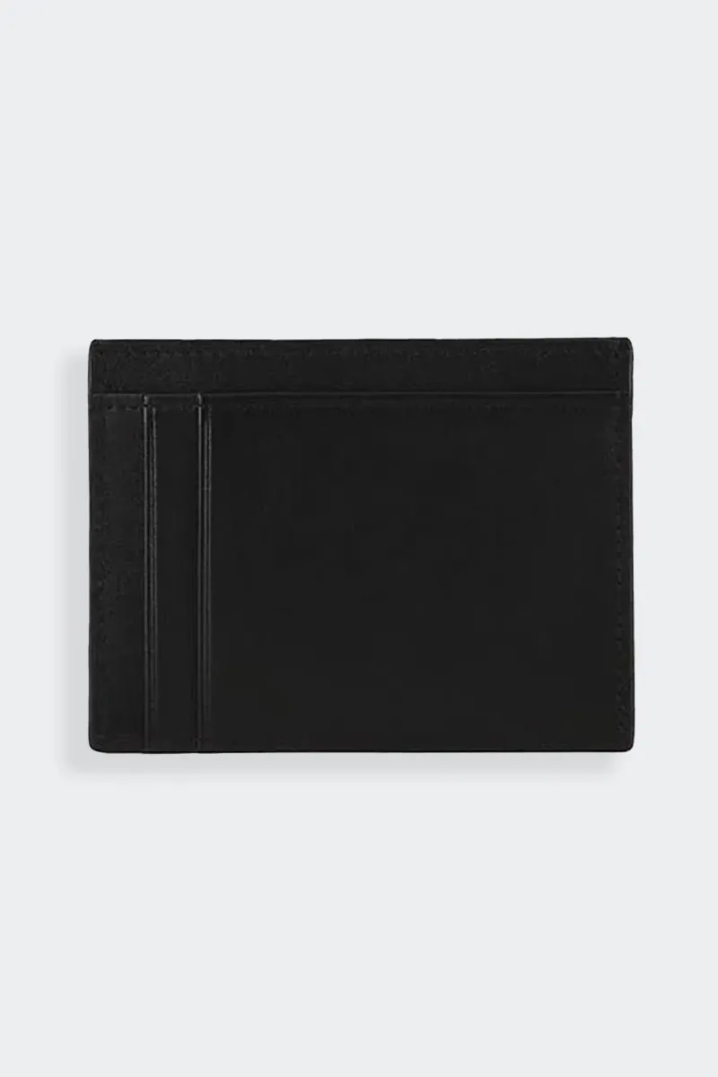PORTA CARTE IN PELLE NERO