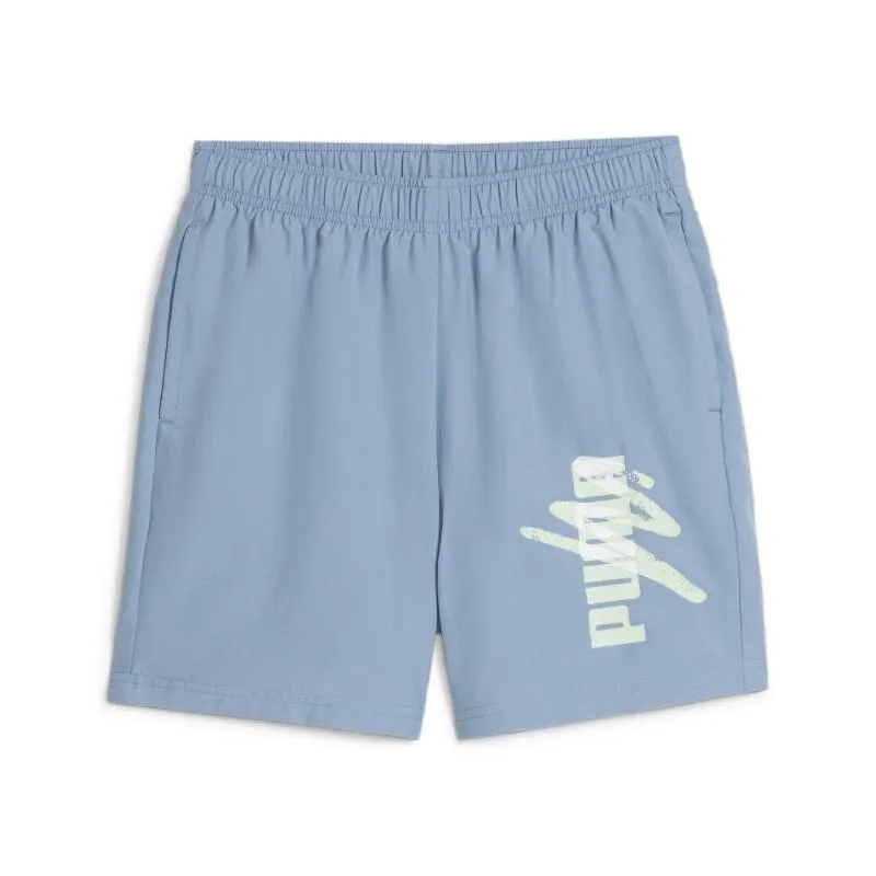 Puma Essentials+ Logo Lab Woven Shorts Jr